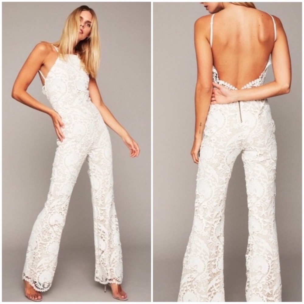 COPY - STONE COLD FOX BRIDAL LACE SUIT WEDDING BHLDN FOR LOVE LEMONS REHEARSAL …